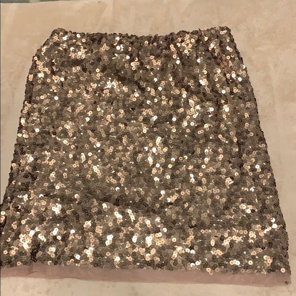 Gold Sequin Skirt - Picture 2 of 2